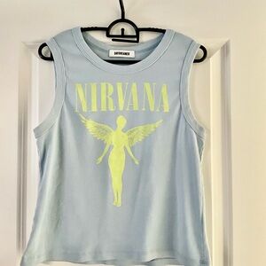 Daydreamer NIRVANA Light Blue Cotton Top